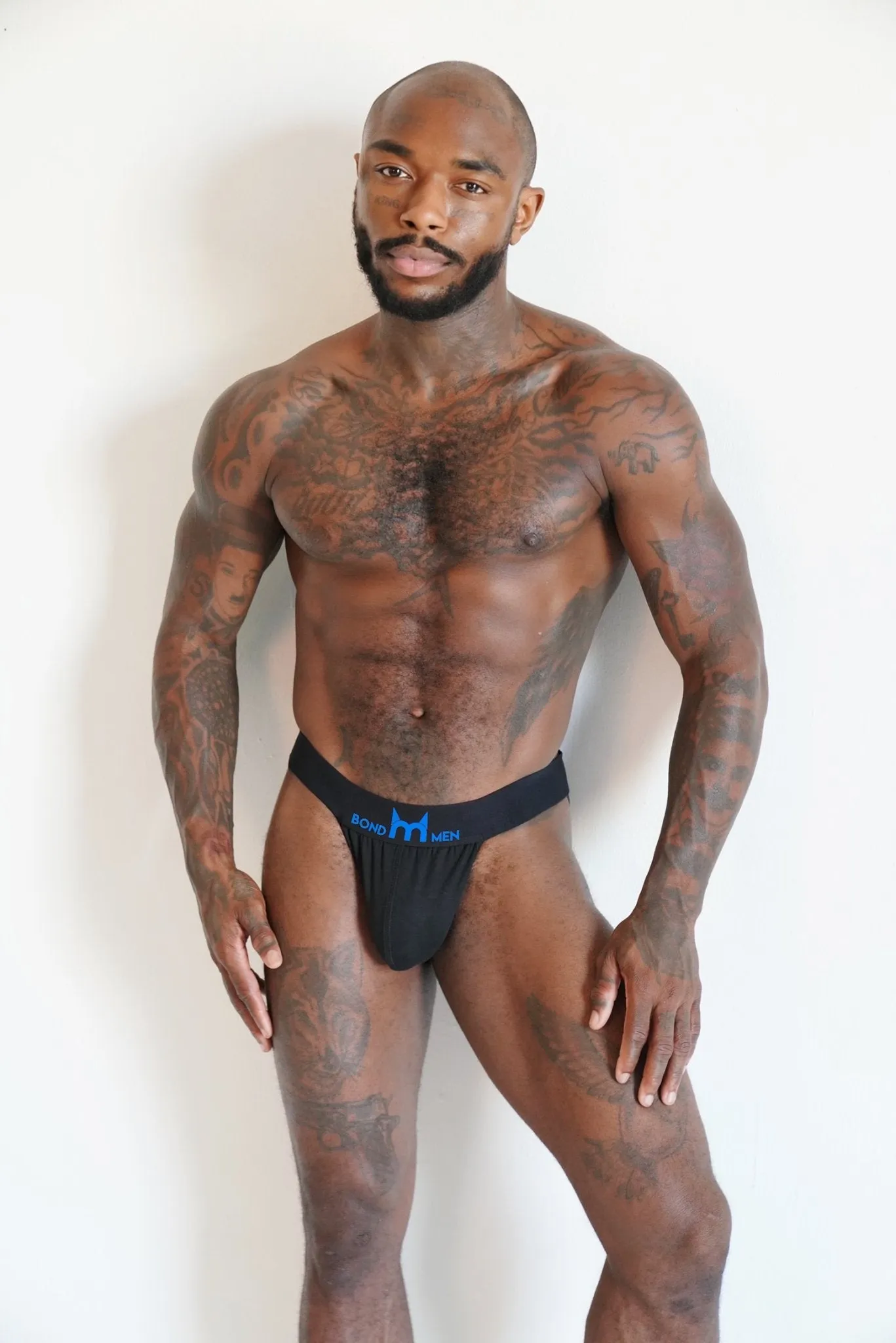 Black Bondmen Jock Strap