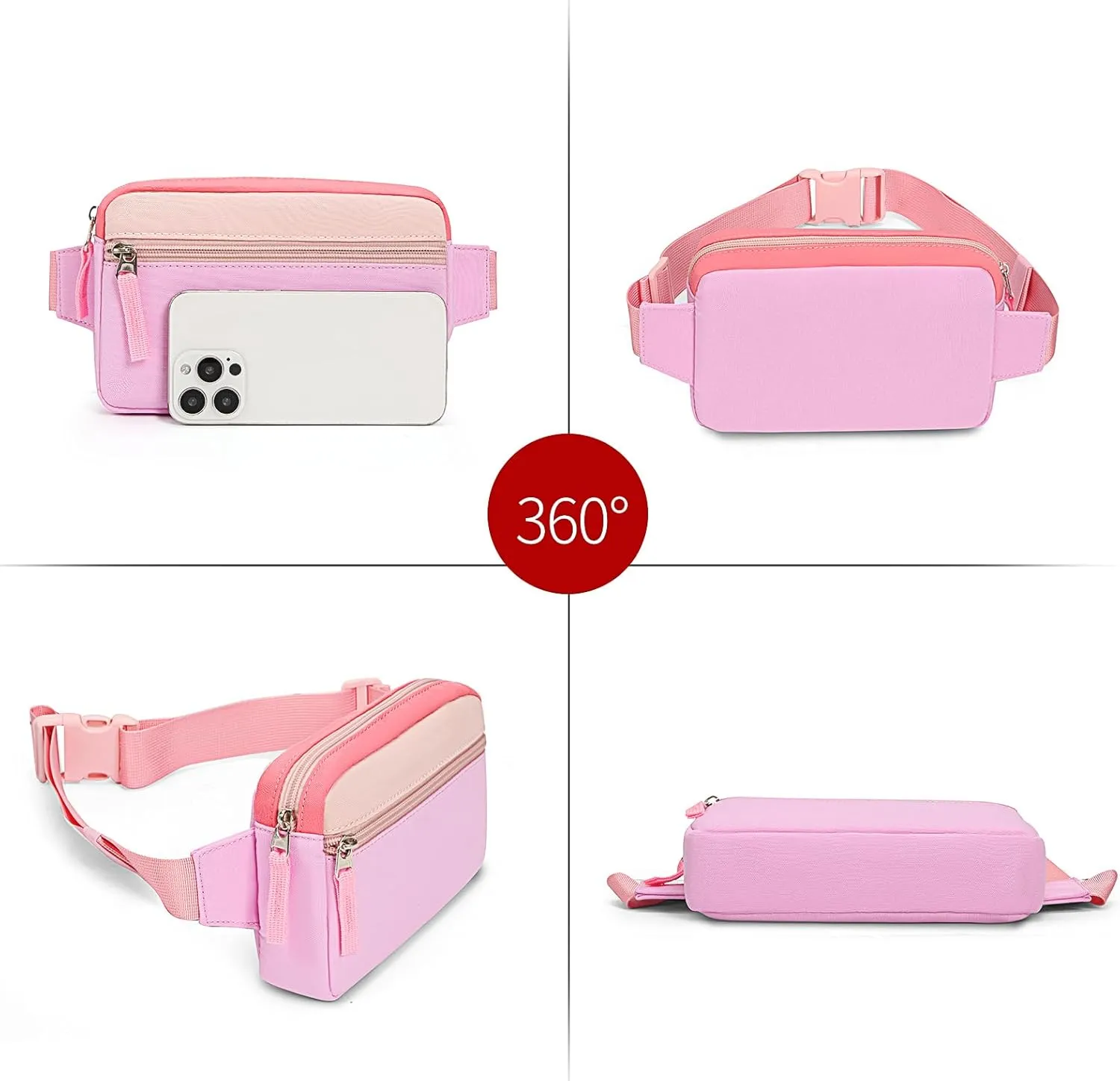 Fanny Pack for Teens, Belt Bag Cute Crossbody Waist Bag Gift
