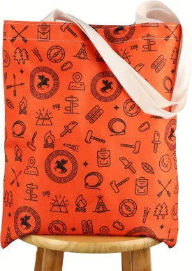 JNIAP Camp Half Blood Tote Bag Camp Jupiter Gift 13 Cabins Gift Camp Half Blood Merchandise Seaweed Brain Shoulder Bag