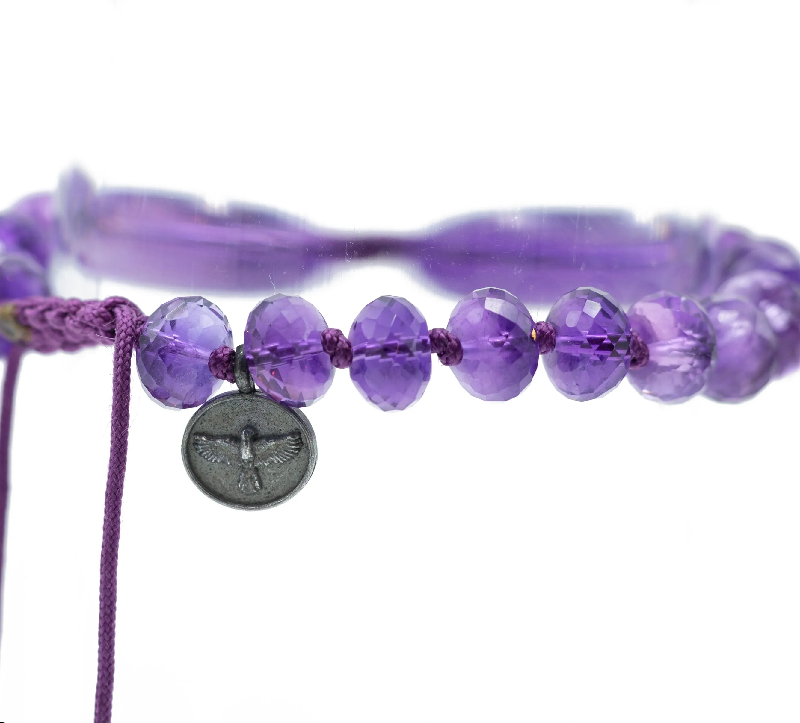 Joseph Brooks Faceted Amethyst Bracelet