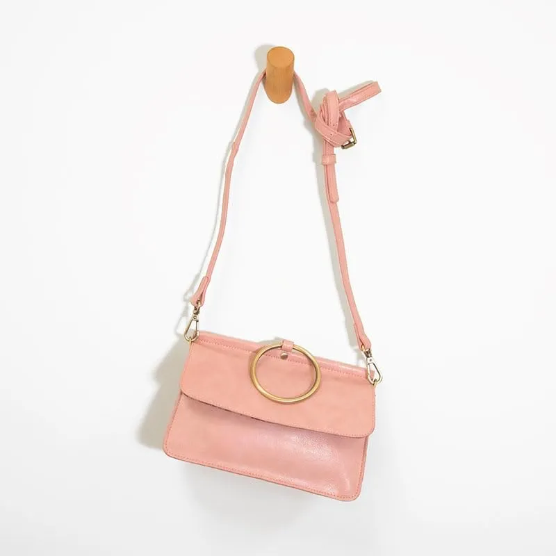 Joy Susan Women's Aria Ring Crossbody Handbag Purse Bag -