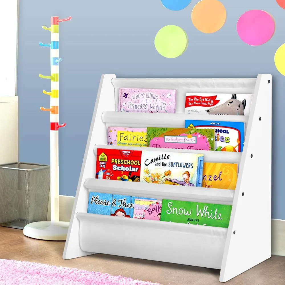 Kids Bookshelf Shelf Children Bookcase Magazine Rack Organiser Display
