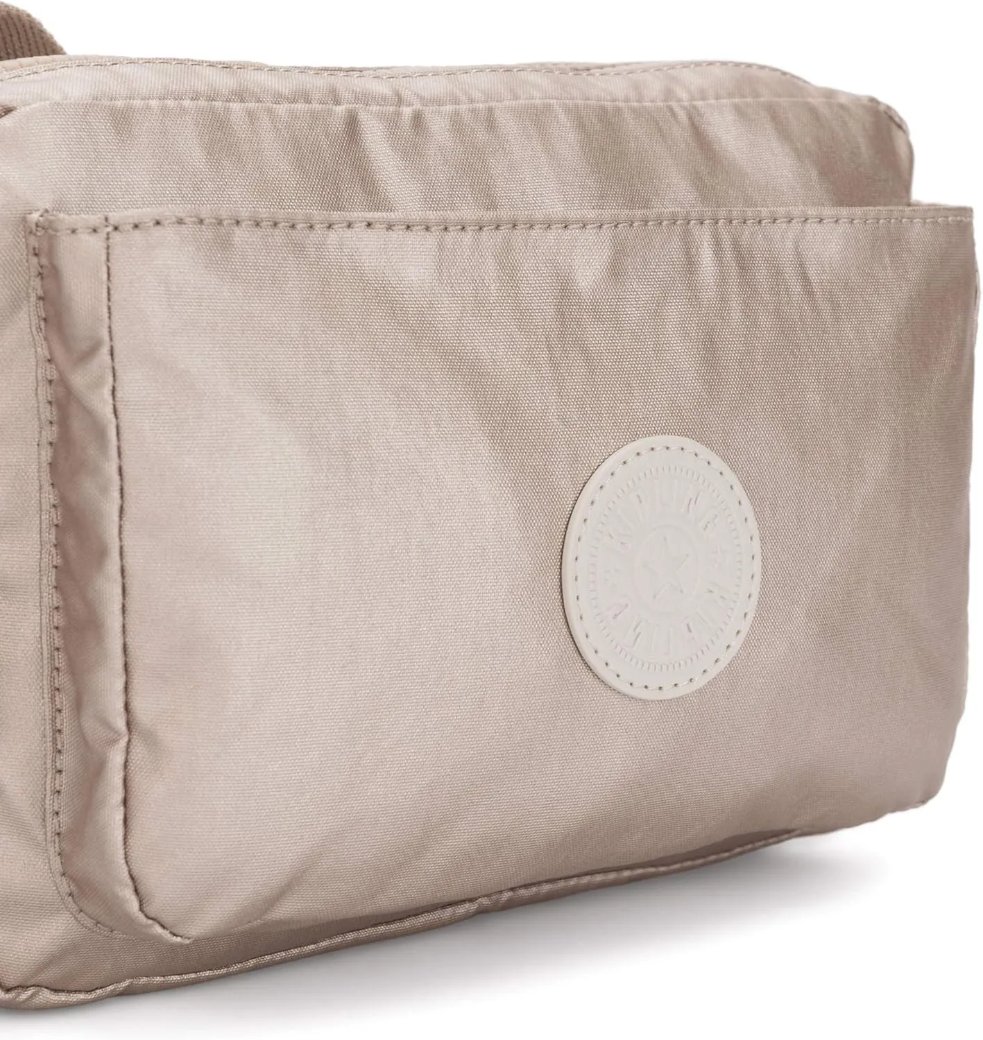 Kipling Womens Abanu Medium Crossbody Bag, Lightweight, Adjustable Nylon Waist Pack with Multi-Compartment Zip Pockets