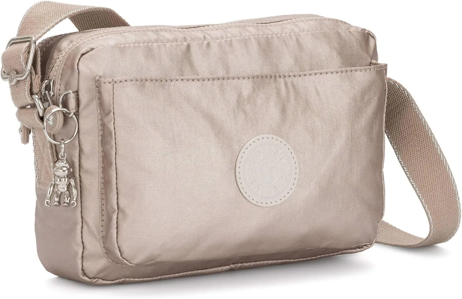Kipling Womens Abanu Medium Crossbody Bag, Lightweight, Adjustable Nylon Waist Pack with Multi-Compartment Zip Pockets