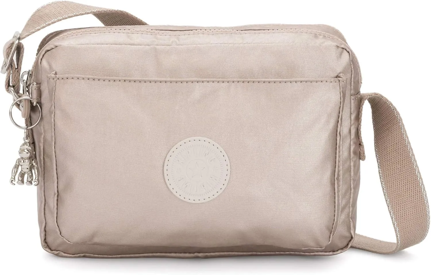 Kipling Womens Abanu Medium Crossbody Bag, Lightweight, Adjustable Nylon Waist Pack with Multi-Compartment Zip Pockets
