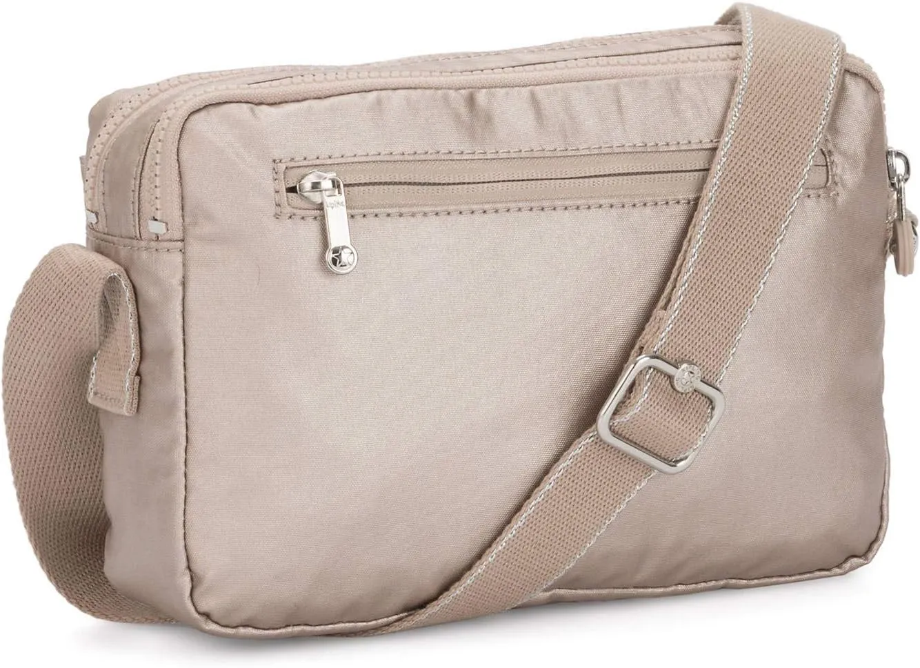 Kipling Womens Abanu Medium Crossbody Bag, Lightweight, Adjustable Nylon Waist Pack with Multi-Compartment Zip Pockets