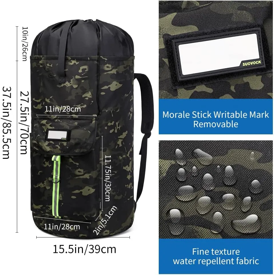 laundry bag backpack, extra-large heavy duty laundry bags, laundry backpack for college students,Designed with reflective strips and ID PatchesBlack CP