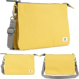 ORI LONDON Crossbody Bag - XL Slim, Chunky Zip, Removable & Adjustable Strap, & 3 Compartments - Carnaby