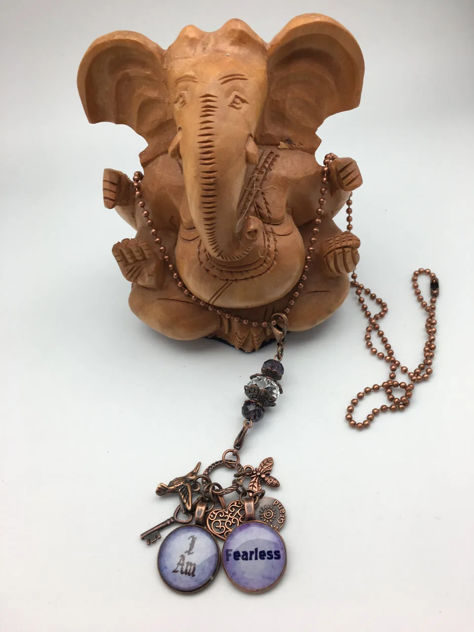 Power Penny Affirmation Necklaces