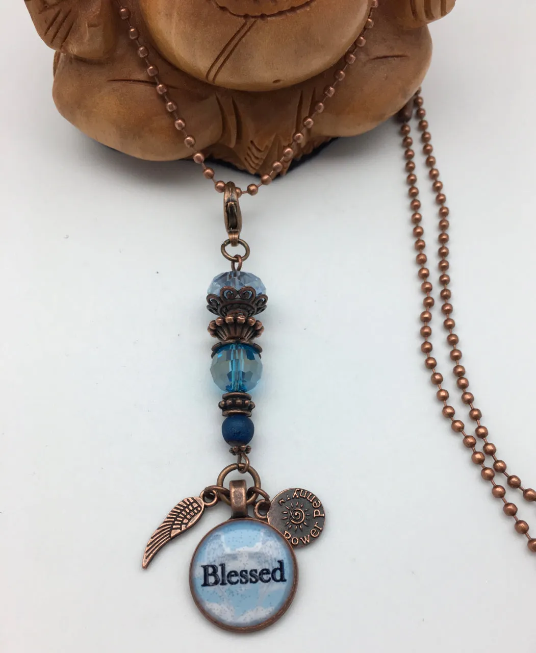 Power Penny Affirmation Necklaces