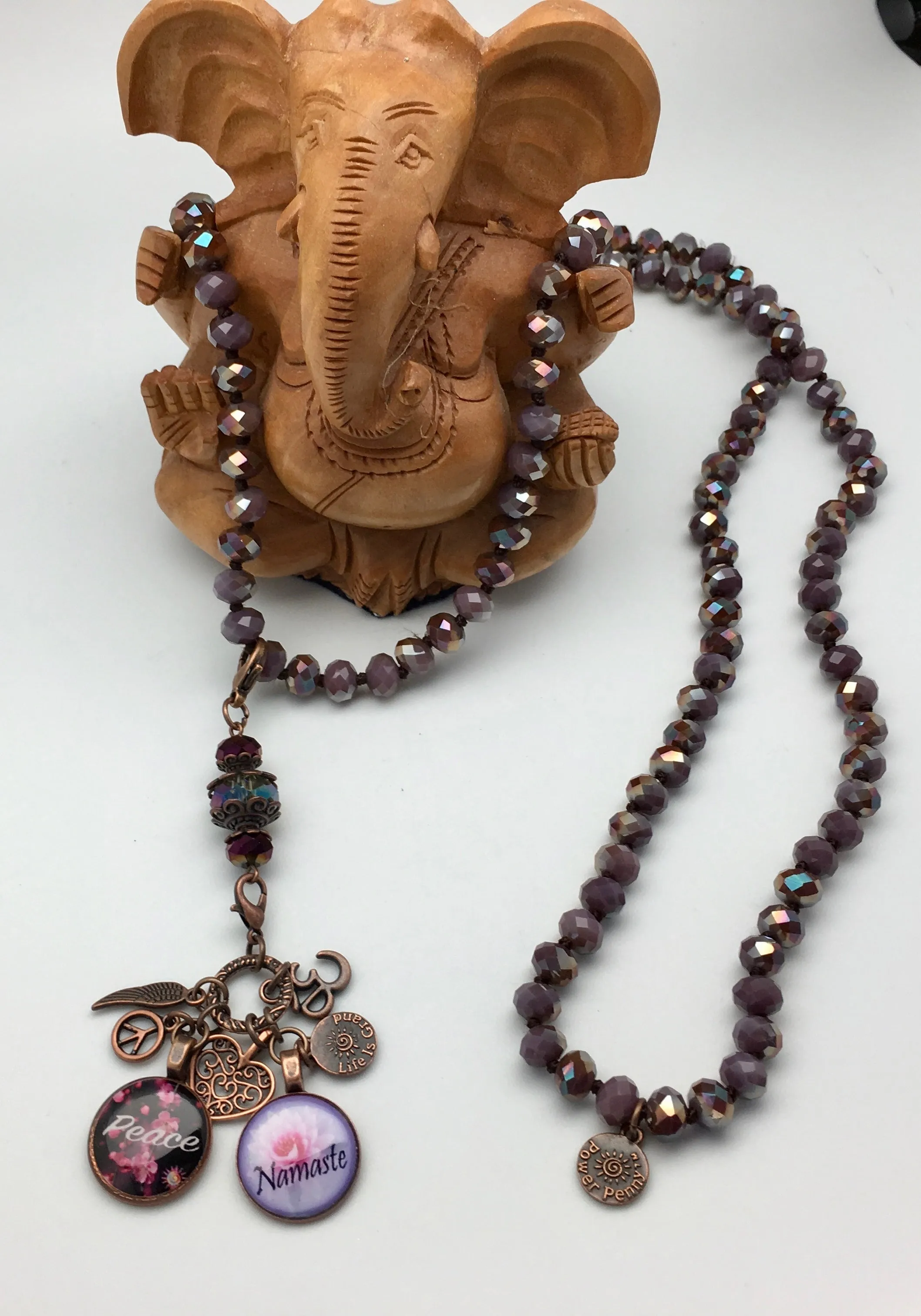 Power Penny Affirmation Necklaces
