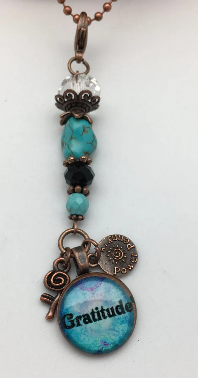 Power Penny Affirmation Necklaces