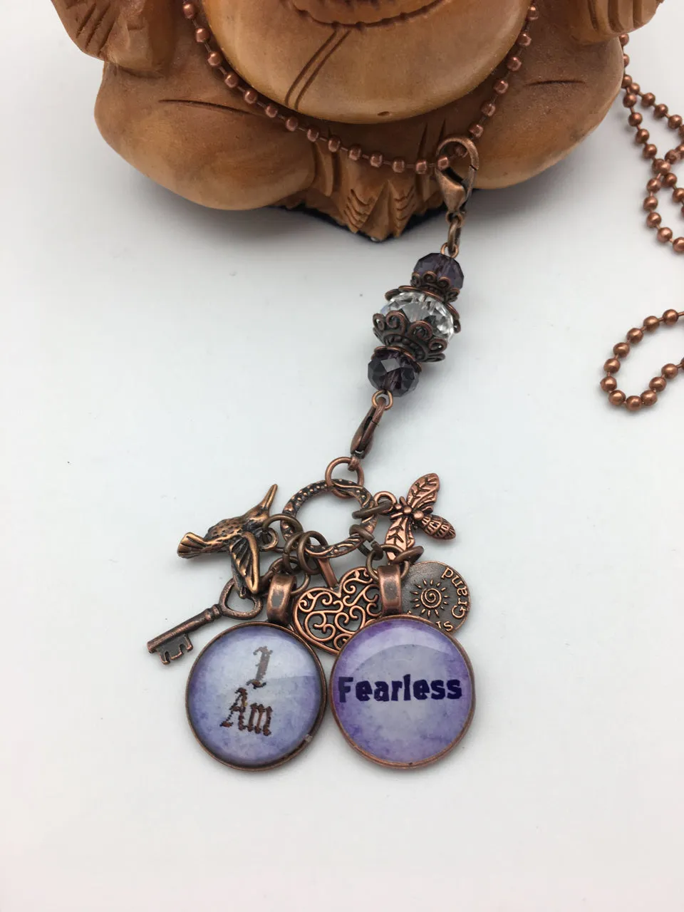 Power Penny Affirmation Necklaces