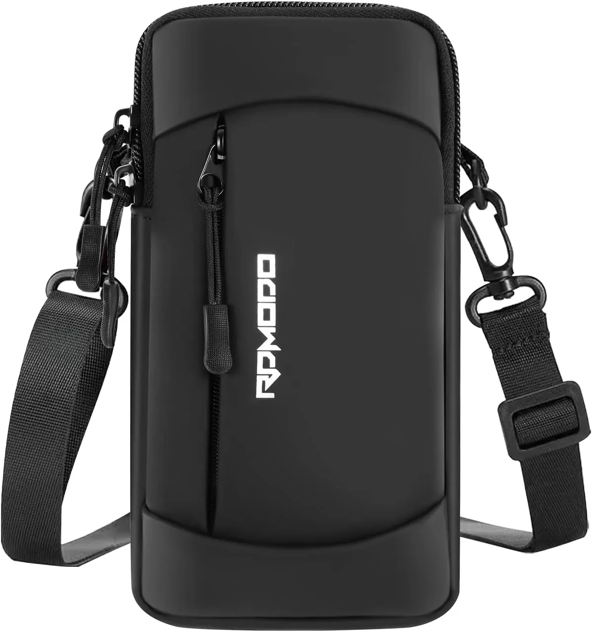 Running Armband Phone Holder & Crossbody Shoulder Bag, Arm Band for Phone for Running Walking, Waterproof Phone Pouch for iPhone 16 15 14 13 Pro Max Samsung Galaxy 7.5 InchCrossbody Bag Black
