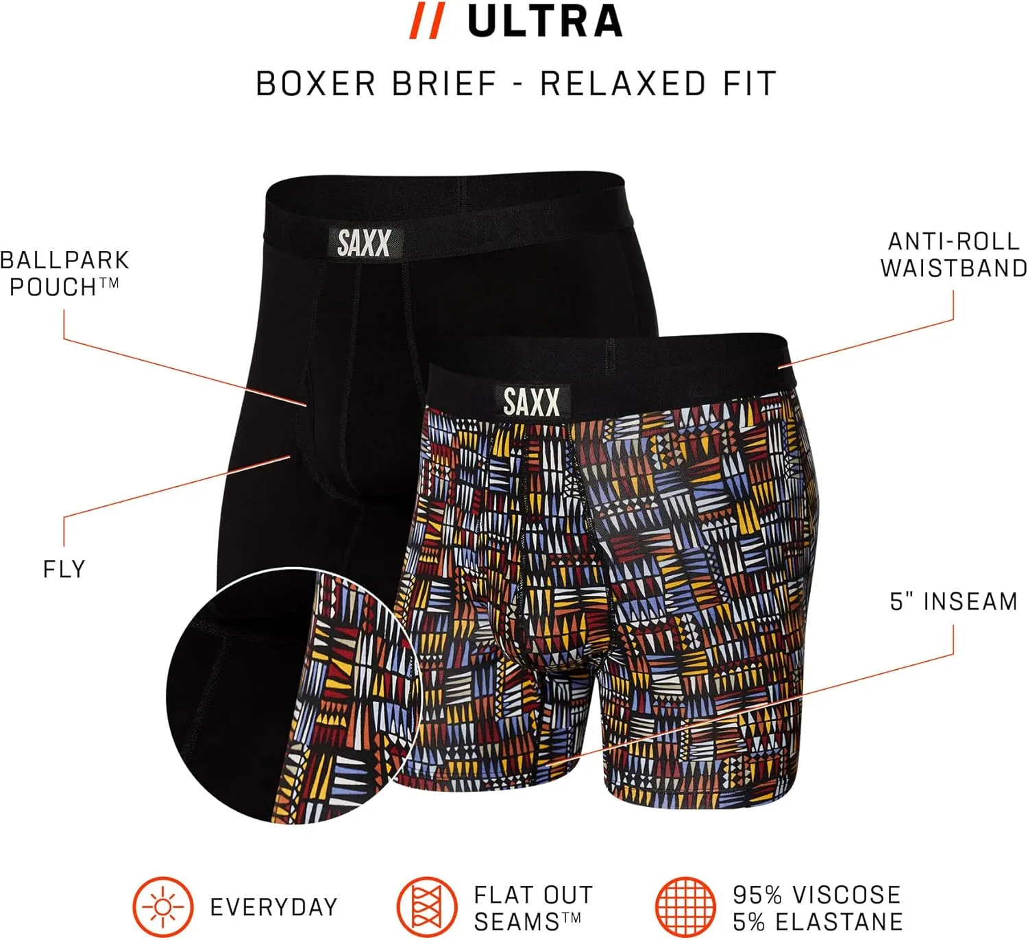 SAXX Underwear Co. mens Boxer