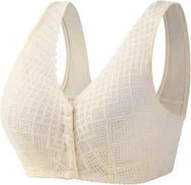 Sleep Bras for Women Padded Smoothing Convertible Bra Jacquard Push up Comfort Bralettes Workout Clothes for Women