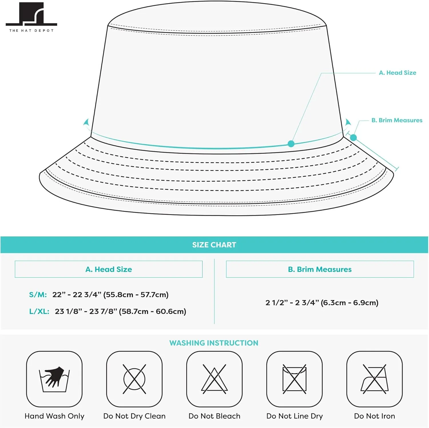 The Hat Depot  -  100%  UPF 50 